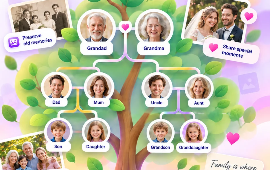 WEFAMI — one family tree, built by everyone in it. Sign up free.